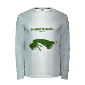 Мужской лонгслив 3D с принтом Imagine Dragons Demons в городе Новоалтайск, 100% полиэстер | длинные рукава, круглый вырез горловины, полуприлегающий силуэт | альтернативный | американская | группа | драгонс | имеджин | инди | индирок | поп | рок | электроник