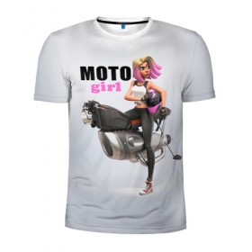 Мужская футболка 3D спортивная Moto Girl: в городе Новоалтайск, 100% полиэстер с улучшенными характеристиками | приталенный силуэт, круглая горловина, широкие плечи, сужается к линии бедра | girl | moto | motorcycle | аниме | байк | байкер | девушка | мото | мотоцикл