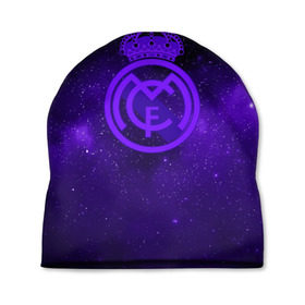 Шапка 3D с принтом FC Real Madrid(SPACE STYLE) в городе Новоалтайск, 100% полиэстер | универсальный размер, печать по всей поверхности изделия | real madrid | футбол | футбольный клуб | чемпионат