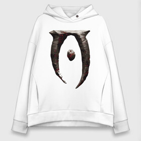 Женское худи Oversize хлопок с принтом the elder scrolls TES в городе Новоалтайск, френч-терри — 70% хлопок, 30% полиэстер. Мягкий теплый начес внутри —100% хлопок | боковые карманы, эластичные манжеты и нижняя кромка, капюшон на магнитной кнопке | oblivion | акатош | альтмер | амулет королей | башня | босмер | врата | дагон | данмер | даэдра | киродил | клинки | мартин | мерунес | мифический | обливион | рассвет | сиродил | тамриэль
