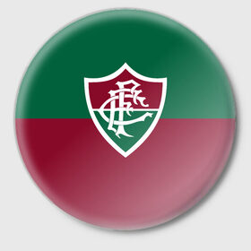 Значок с принтом Fluminense(Бразилия) в городе Новоалтайск,  металл | круглая форма, металлическая застежка в виде булавки | Тематика изображения на принте: fluminense | football | footer | soccer | socker | бразилия | спорт | футбол | футбольный клуб