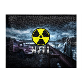 Обложка для студенческого билета с принтом S.T.A.L.K.E.R. - М.И.Ш.А. в городе Новоалтайск, натуральная кожа | Размер: 11*8 см; Печать на всей внешней стороне | Тематика изображения на принте: stalker | волки | грузовик | имя | михаил | миша | мишка | мрак | припять | птицы | радиация | сталкер | чернобыль