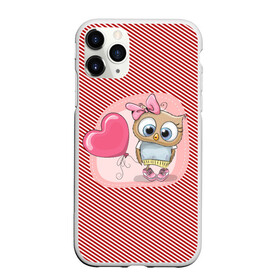 Чехол для iPhone 11 Pro Max матовый с принтом Совушка девочка в городе Новоалтайск, Силикон |  | heart | love forever | pattern | texture | valentines day | детский | животные | забавные | любовь | милые | сердечки | сердце | текстуры