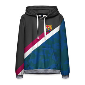 Мужская толстовка 3D с принтом FC Barcelona Sport camo II в городе Новоалтайск, 100% полиэстер | двухслойный капюшон со шнурком для регулировки, мягкие манжеты на рукавах и по низу толстовки, спереди карман-кенгуру с мягким внутренним слоем. | Тематика изображения на принте: fc | fc barcelona | fcb | fly emirates | ronaldo | абстракция | барселона | геометрия | зож | клуб | линии | месси | модные | мяч | реал мадрид | спорт | спортивные | тренды | футбол | футбольный клуб | эмблема
