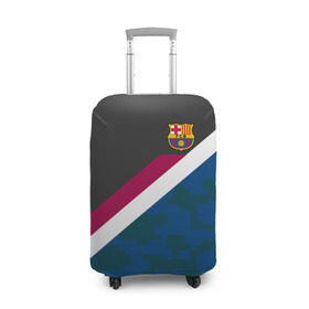 Чехол для чемодана 3D с принтом FC Barcelona Sport camo II в городе Новоалтайск, 86% полиэфир, 14% спандекс | двустороннее нанесение принта, прорези для ручек и колес | fc | fc barcelona | fcb | fly emirates | ronaldo | абстракция | барселона | геометрия | зож | клуб | линии | месси | модные | мяч | реал мадрид | спорт | спортивные | тренды | футбол | футбольный клуб | эмблема