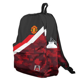 Рюкзак 3D с принтом Manchester United Sport Camo в городе Новоалтайск, 100% полиэстер | лямки с регулируемой длиной, сверху петелька, чтобы рюкзак можно было повесить на вешалку. Основное отделение закрывается на молнию, как и внешний карман. Внутри два дополнительных кармана, один из которых закрывается на молнию. По бокам два дополнительных кармашка | Тематика изображения на принте: emirates | fc | manchester united | абстракция | геометрия | зож | клуб | линии | манчестер юнайтед | модные | мяч | россии | спорт | спортивные | стиль | тренды | футбол | футбольный клуб | экстрим | эмблема