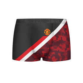 Мужские трусы 3D с принтом Manchester United Sport Camo в городе Новоалтайск, 50% хлопок, 50% полиэстер | классическая посадка, на поясе мягкая тканевая резинка | emirates | fc | manchester united | абстракция | геометрия | зож | клуб | линии | манчестер юнайтед | модные | мяч | россии | спорт | спортивные | стиль | тренды | футбол | футбольный клуб | экстрим | эмблема