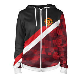 Женская толстовка 3D на молнии с принтом Manchester United Sport Camo в городе Новоалтайск, 100% полиэстер | длина до линии бедра, манжеты и пояс оформлены мягкой тканевой резинкой, двухслойный капюшон со шнурком для регулировки, спереди молния, по бокам два кармана | emirates | fc | manchester united | абстракция | геометрия | зож | клуб | линии | манчестер юнайтед | модные | мяч | россии | спорт | спортивные | стиль | тренды | футбол | футбольный клуб | экстрим | эмблема