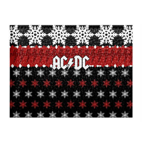 Обложка для студенческого билета с принтом Праздничный AC/DC в городе Новоалтайск, натуральная кожа | Размер: 11*8 см; Печать на всей внешней стороне | ac dc | acdc | for those about to ro | австралийская | ангус янг | блюз рок | головы | группа | знак | красный | крис слэйд | музыканты | надпись | новогодний | новый год | певцы | праздник | рождество | рок | рок н ролл