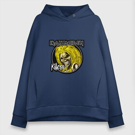 Женское худи Oversize хлопок с принтом Iron Maiden Killers в городе Новоалтайск, френч-терри — 70% хлопок, 30% полиэстер. Мягкий теплый начес внутри —100% хлопок | боковые карманы, эластичные манжеты и нижняя кромка, капюшон на магнитной кнопке | iron maiden | адриан смит | айрон мейден | группа | дэйв мюррей | железная дева | ирон майден | метал | мрачный | музыка | песни | рок | стив харрис | тяжелый | хеви | хевиметал | череп
