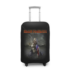 Чехол для чемодана 3D с принтом Iron Maiden manaus amazonas в городе Новоалтайск, 86% полиэфир, 14% спандекс | двустороннее нанесение принта, прорези для ручек и колес | iron maiden | адриан смит | айрон мейден | гроза | группа | дэйв мюррей | железная дева | ирон майден | метал | мрачный | музыка | песни | рок | стив харрис | тяжелый | флаг | хеви | хевиметал