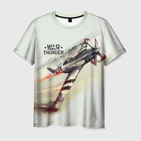 Мужская футболка 3D с принтом War Thunder в городе Новоалтайск, 100% полиэфир | прямой крой, круглый вырез горловины, длина до линии бедер | Тематика изображения на принте: war thunder | гром войны