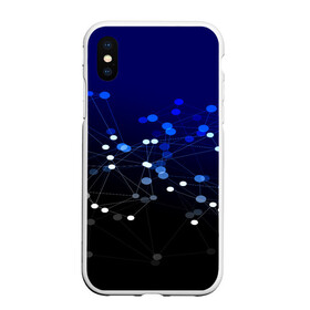 Чехол для iPhone XS Max матовый с принтом Молекулярный в городе Новоалтайск, Силикон | Область печати: задняя сторона чехла, без боковых панелей | abstraction | internet | абстракция | молекула | текстура | технологии | узоры | форма | фрактал | цвет