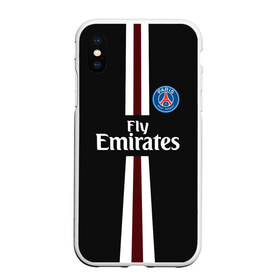 Чехол для iPhone XS Max матовый с принтом PSG 2018 Original #15 в городе Новоалтайск, Силикон | Область печати: задняя сторона чехла, без боковых панелей | fc | fly emirates | paris | psg | лого | париж | псж | спорт | спортивные | фк | футбольный клуб