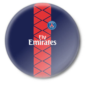 Значок с принтом PSG 2018 Original #16 в городе Новоалтайск,  металл | круглая форма, металлическая застежка в виде булавки | Тематика изображения на принте: 