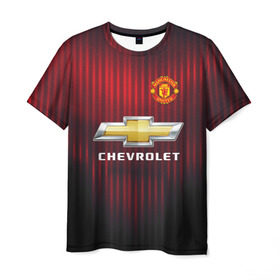 Мужская футболка 3D с принтом Manchester United 2018 red в городе Новоалтайск, 100% полиэфир | прямой крой, круглый вырез горловины, длина до линии бедер | emirates | fc | manchester united | абстракция | геометрия | зож | клуб | линии | манчестер юнайтед | модные | мяч | россии | спорт | спортивные | стиль | тренды | футбол | футбольный клуб | экстрим | эмблема