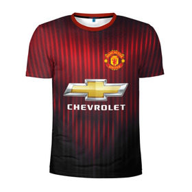 Мужская футболка 3D спортивная с принтом Manchester United 2018 red в городе Новоалтайск, 100% полиэстер с улучшенными характеристиками | приталенный силуэт, круглая горловина, широкие плечи, сужается к линии бедра | emirates | fc | manchester united | абстракция | геометрия | зож | клуб | линии | манчестер юнайтед | модные | мяч | россии | спорт | спортивные | стиль | тренды | футбол | футбольный клуб | экстрим | эмблема