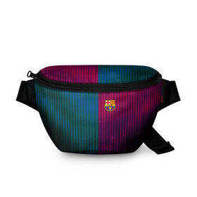 Поясная сумка 3D с принтом FC Barcelona 2018 abstract в городе Новоалтайск, 100% полиэстер | плотная ткань, ремень с регулируемой длиной, внутри несколько карманов для мелочей, основное отделение и карман с обратной стороны сумки застегиваются на молнию | fc | fc barcelona | fcb | fly emirates | ronaldo | абстракция | барселона | геометрия | зож | клуб | линии | месси | модные | мяч | реал мадрид | спорт | спортивные | тренды | футбол | футбольный клуб | эмблема