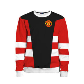 Детский свитшот 3D с принтом Manchester United Vintage 2018 в городе Новоалтайск, 100% полиэстер | свободная посадка, прямой крой, мягкая тканевая резинка на рукавах и понизу свитшота | emirates | fc | manchester united | абстракция | геометрия | зож | клуб | линии | манчестер юнайтед | модные | мяч | россии | спорт | спортивные | стиль | тренды | футбол | футбольный клуб | экстрим | эмблема