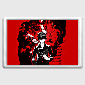 Магнит 45*70 с принтом persona 5 в городе Новоалтайск, Пластик | Размер: 78*52 мм; Размер печати: 70*45 | акира курусу | анн такамаки | мона | морган | моргана | пантера | саэ ниидзима | трикстер | узник