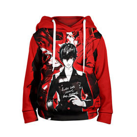 Детская толстовка 3D persona 5: в городе Новоалтайск, 100% полиэстер | двухслойный капюшон со шнурком для регулировки, мягкие манжеты на рукавах и по низу толстовки, спереди карман-кенгуру с мягким внутренним слоем | акира курусу | анн такамаки | мона | морган | моргана | пантера | саэ ниидзима | трикстер | узник