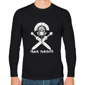 Мужской лонгслив хлопок с принтом Iron Maiden в городе Новоалтайск, 100% хлопок |  | iron maiden | адриан смит | айрон мейден | гроза | группа | дэйв мюррей | железная дева | ирон майден | метал | меч | мрачный | музыка | песни | рок | стив харрис | тяжелый | хеви | хевиметал