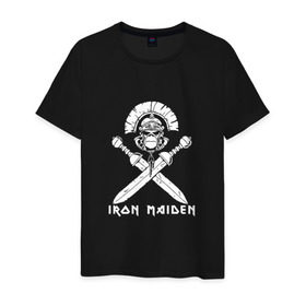 Мужская футболка хлопок с принтом Iron Maiden в городе Новоалтайск, 100% хлопок | прямой крой, круглый вырез горловины, длина до линии бедер, слегка спущенное плечо. | iron maiden | адриан смит | айрон мейден | гроза | группа | дэйв мюррей | железная дева | ирон майден | метал | меч | мрачный | музыка | песни | рок | стив харрис | тяжелый | хеви | хевиметал