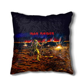 Подушка 3D с принтом Боец Iron Maiden в городе Новоалтайск, наволочка – 100% полиэстер, наполнитель – холлофайбер (легкий наполнитель, не вызывает аллергию). | состоит из подушки и наволочки. Наволочка на молнии, легко снимается для стирки | iron maiden | адриан смит | айрон мейден | война | группа | дэйв мюррей | железная дева | ирон майден | метал | мрачный | музыка | песни | рок | солдат | стив харрис | тяжелый | хеви | хевиметал