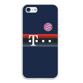 Чехол для iPhone 5/5S матовый с принтом FC Bayern 2018 Original #5 в городе Новоалтайск, Силикон | Область печати: задняя сторона чехла, без боковых панелей | bayern | fly fc | бавария | спорт | футбольный клуб
