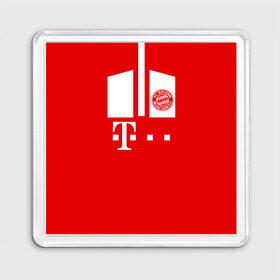 Магнит 55*55 с принтом FC Bayern 2018 Original #6 в городе Новоалтайск, Пластик | Размер: 65*65 мм; Размер печати: 55*55 мм | Тематика изображения на принте: 