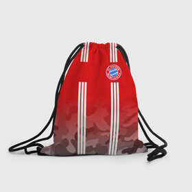 Рюкзак-мешок 3D с принтом FC Bayern 2018 Original #7 в городе Новоалтайск, 100% полиэстер | плотность ткани — 200 г/м2, размер — 35 х 45 см; лямки — толстые шнурки, застежка на шнуровке, без карманов и подкладки | Тематика изображения на принте: bayern | fly fc | бавария | спорт | футбольный клуб