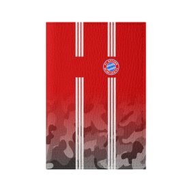 Обложка для паспорта матовая кожа с принтом FC Bayern 2018 Original #7 в городе Новоалтайск, натуральная матовая кожа | размер 19,3 х 13,7 см; прозрачные пластиковые крепления | bayern | fly fc | бавария | спорт | футбольный клуб