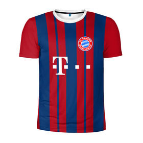Мужская футболка 3D спортивная с принтом FC Bayern 2018 Original #8 в городе Новоалтайск, 100% полиэстер с улучшенными характеристиками | приталенный силуэт, круглая горловина, широкие плечи, сужается к линии бедра | bayern | fly fc | бавария | спорт | футбольный клуб