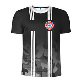 Мужская футболка 3D спортивная с принтом FC Bayern 2018 Original #2 в городе Новоалтайск, 100% полиэстер с улучшенными характеристиками | приталенный силуэт, круглая горловина, широкие плечи, сужается к линии бедра | 