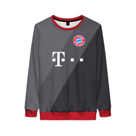 Женский свитшот 3D с принтом FC Bayern 2018 Original #3 в городе Новоалтайск, 100% полиэстер с мягким внутренним слоем | круглый вырез горловины, мягкая резинка на манжетах и поясе, свободная посадка по фигуре | bayern | fly fc | бавария | спорт | футбольный клуб