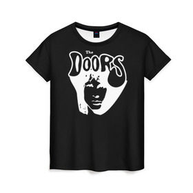 Женская футболка 3D с принтом The Doors в городе Новоалтайск, 100% полиэфир ( синтетическое хлопкоподобное полотно) | прямой крой, круглый вырез горловины, длина до линии бедер | the doors | денсмор | джим моррисон | кригер | манзарек | роберт алан | рэй
