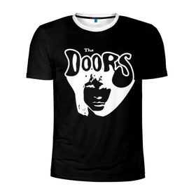 Мужская футболка 3D спортивная с принтом The Doors в городе Новоалтайск, 100% полиэстер с улучшенными характеристиками | приталенный силуэт, круглая горловина, широкие плечи, сужается к линии бедра | the doors | денсмор | джим моррисон | кригер | манзарек | роберт алан | рэй