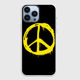Чехол для iPhone 13 Pro Max с принтом Peace в городе Новоалтайск,  |  | Тематика изображения на принте: peace | vppdgryphon | арт | краска | мирный | миролюбивый | пацифик | прикольные | хиппи | цветные