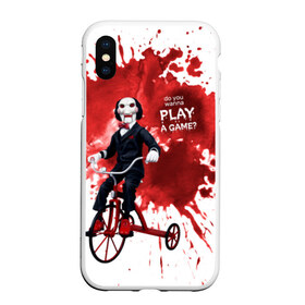 Чехол для iPhone XS Max матовый с принтом Billy в городе Новоалтайск, Силикон | Область печати: задняя сторона чехла, без боковых панелей | jigsaw | джон крамер | триллер