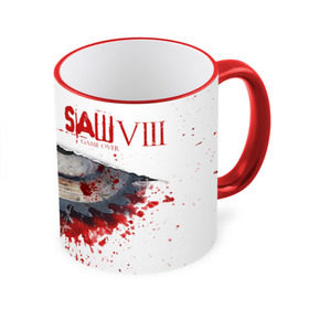 Кружка с принтом The SAW VIII в городе Новоалтайск, керамика | ёмкость 330 мл | jigsaw | джон крамер | триллер