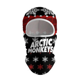 Балаклава 3D с принтом Праздничный Arctic Monkeys в городе Новоалтайск, 100% полиэстер, ткань с особыми свойствами — Activecool | плотность 150–180 г/м2; хорошо тянется, но при этом сохраняет форму. Закрывает шею, вокруг отверстия для глаз кайма. Единый размер | алекс тёрнер | арктик | арктические мартышки | гаражный | группа | джейми кук | знак | инди рок | красный | м | манкис | музыка | надпись | ник о мэлли | новогодний | новый год | обезьяна