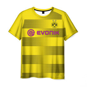 Мужская футболка 3D с принтом Borussia Ярмоленко в городе Новоалтайск, 100% полиэфир | прямой крой, круглый вырез горловины, длина до линии бедер | Тематика изображения на принте: borussia | dortmund | yarmolenko | боруссия | футбольная форма | ярмоленко