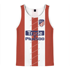 Мужская майка 3D с принтом Atletico Madrid Original #3 в городе Новоалтайск, 100% полиэстер | круглая горловина, приталенный силуэт, длина до линии бедра. Пройма и горловина окантованы тонкой бейкой | atletico madrid | emirates | fc | абстракция | атлетико мадрид | геометрия | зож | клуб | линии | мода | модные | мяч | спорт | спортивные | стиль | тренды | флаг россии | футбол | футбольный клуб | экстрим | эмблема