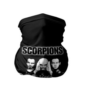 Бандана-труба 3D с принтом Группа Scorpions в городе Новоалтайск, 100% полиэстер, ткань с особыми свойствами — Activecool | плотность 150‒180 г/м2; хорошо тянется, но сохраняет форму | scorpions | группа | скорпионс | хард | хардрок