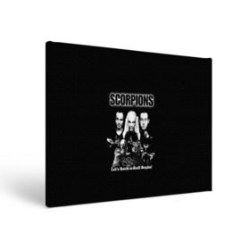 Холст прямоугольный с принтом Группа Scorpions в городе Новоалтайск, 100% ПВХ |  | scorpions | группа | скорпионс | хард | хардрок
