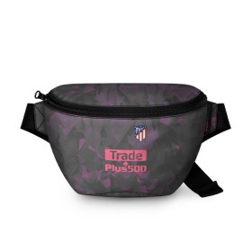 Поясная сумка 3D с принтом Atletico Madrid Original #8 в городе Новоалтайск, 100% полиэстер | плотная ткань, ремень с регулируемой длиной, внутри несколько карманов для мелочей, основное отделение и карман с обратной стороны сумки застегиваются на молнию | атлетико мадрид | полигоны | эмблема