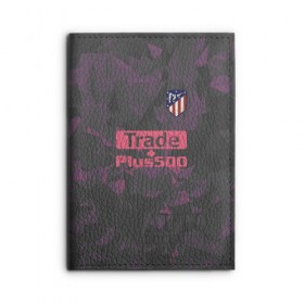 Обложка для автодокументов с принтом Atletico Madrid Original #8 в городе Новоалтайск, натуральная кожа |  размер 19,9*13 см; внутри 4 больших “конверта” для документов и один маленький отдел — туда идеально встанут права | Тематика изображения на принте: атлетико мадрид | полигоны | эмблема
