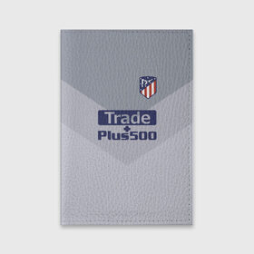 Обложка для паспорта матовая кожа с принтом Atletico Madrid Original #9 в городе Новоалтайск, натуральная матовая кожа | размер 19,3 х 13,7 см; прозрачные пластиковые крепления | 