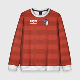 Детский свитшот 3D с принтом Atletico Madrid Original #10 в городе Новоалтайск, 100% полиэстер | свободная посадка, прямой крой, мягкая тканевая резинка на рукавах и понизу свитшота | атлетико мадрид | эмблема