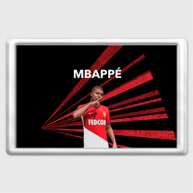 Магнит 45*70 с принтом Kylian Mbappe в городе Новоалтайск, Пластик | Размер: 78*52 мм; Размер печати: 70*45 | Тематика изображения на принте: kylian mbappe | monaco | килиан мбаппе | монако | футболист